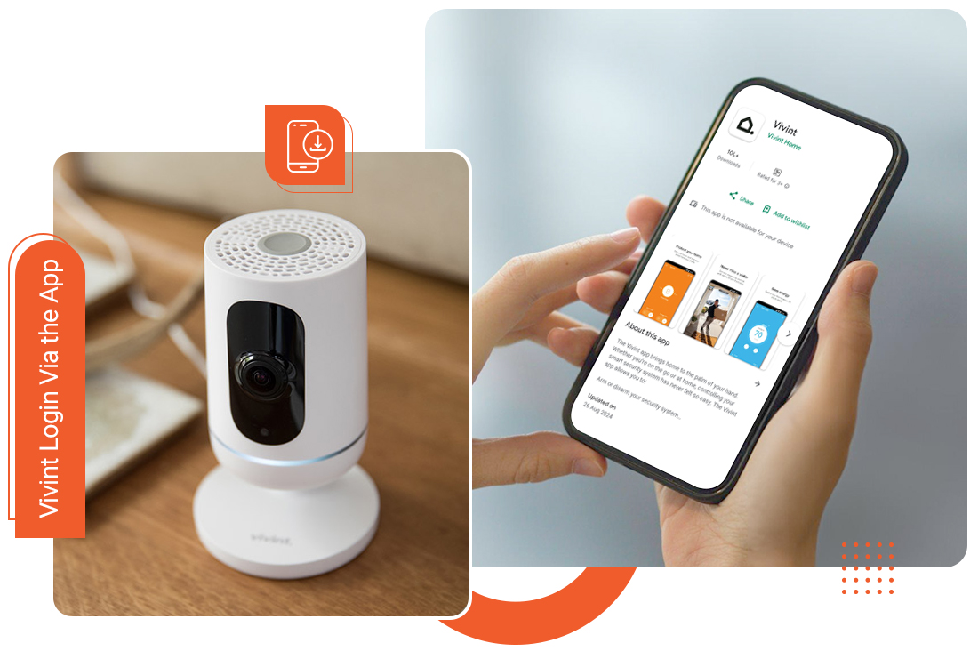 Vivint Login Via the App