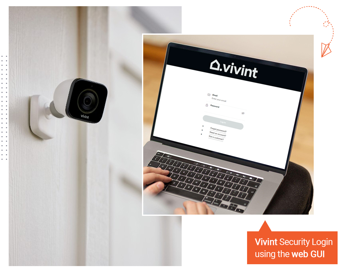 Vivint Security Login using the web GUI