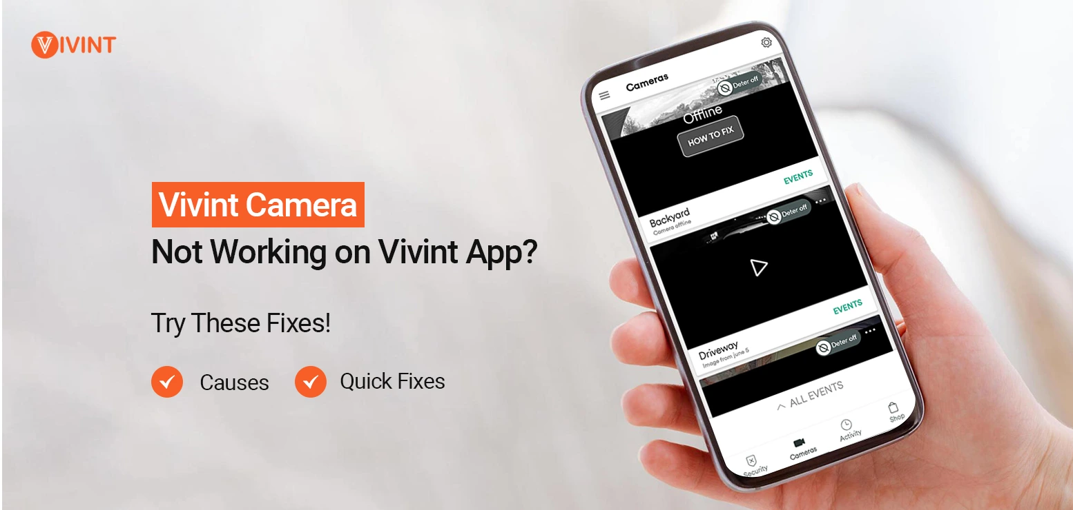 Vivint Camera Not Working on Vivint App